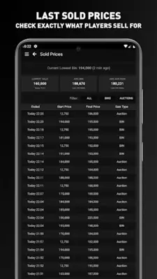 FUTWIZ 23 Prices & Draft android App screenshot 1